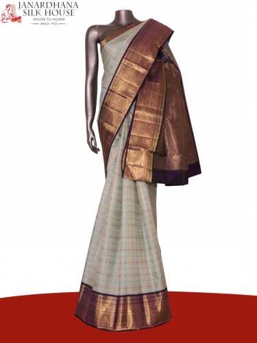 Pure Handloom Kanjeevaram Silk Saree